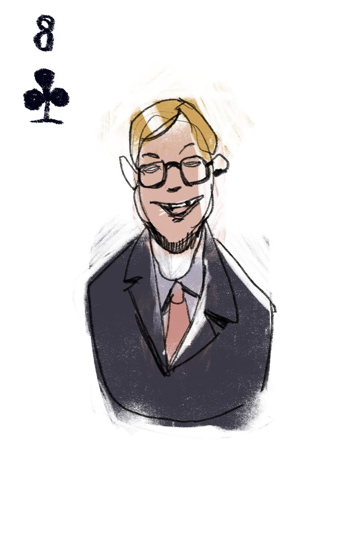 vivid illustration of a young polititian